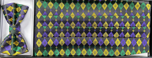 Mardi Gras Cummerbund Set - CBTTG-4