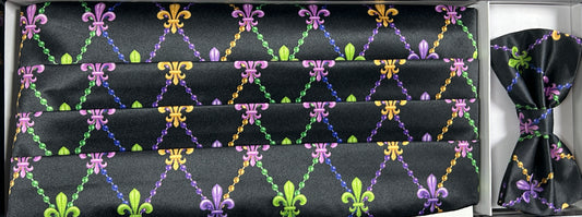 Mardi Gras Cummerbund Set - CBTTG-1