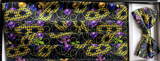 Mardi Gras Cummerbund Set - CBTTG-2