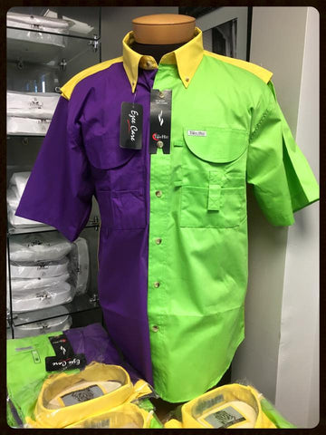 Mardi Gras Fishing Shirt